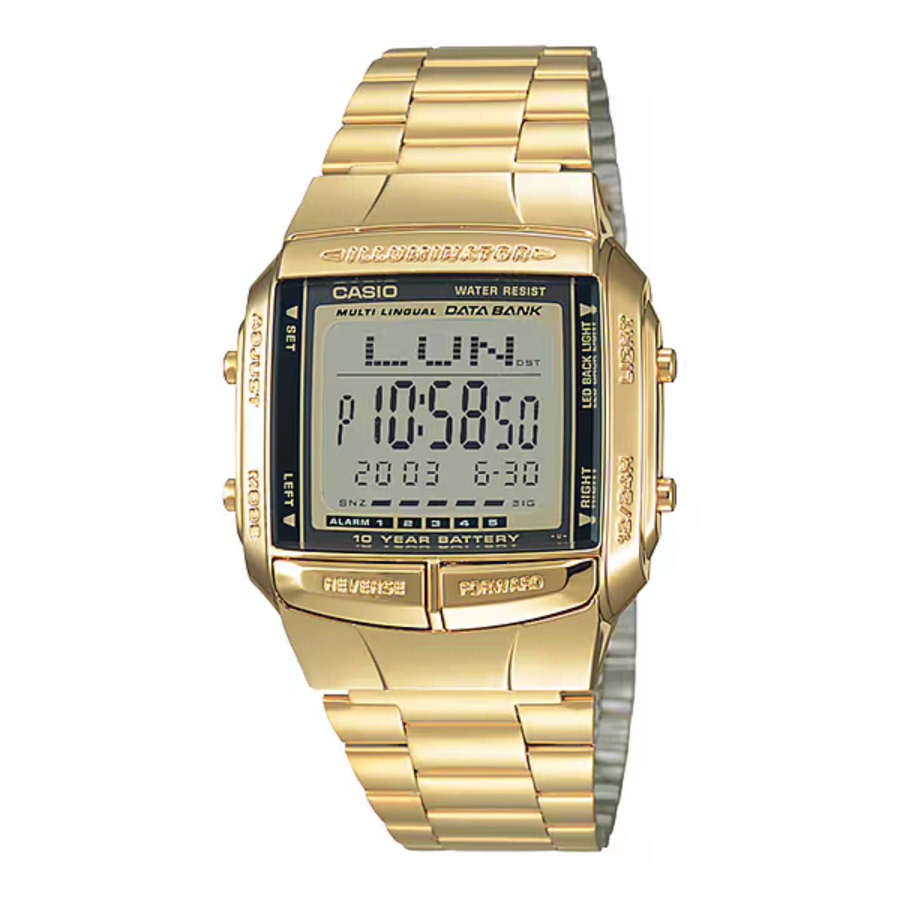 CASIO DB-360G-9A | Gold Digital Watch Qatar | Shop Now