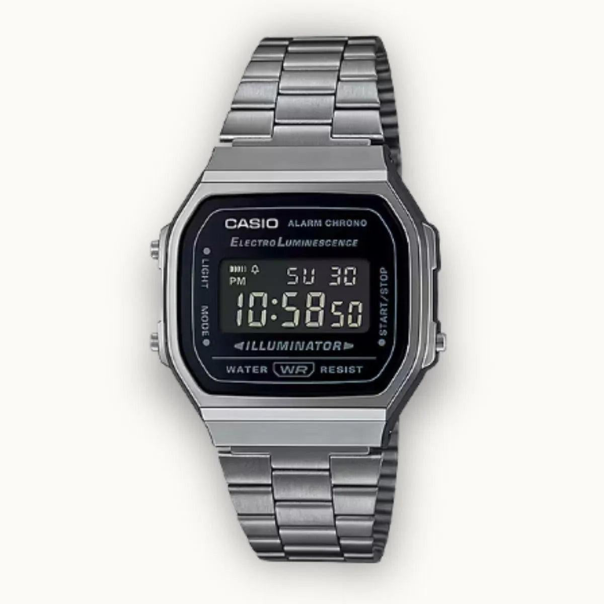 CASIO A168WGG - 1B - G Moments Qatar