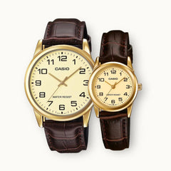 CASIO Couple MTP - V001GL - 9B | LTP - V001GL - 9B - G Moments Qatar