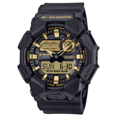 Casio G-Shock GA-010GB-1A9DR – Black & Gold Analog-Digital, 10-Year Battery